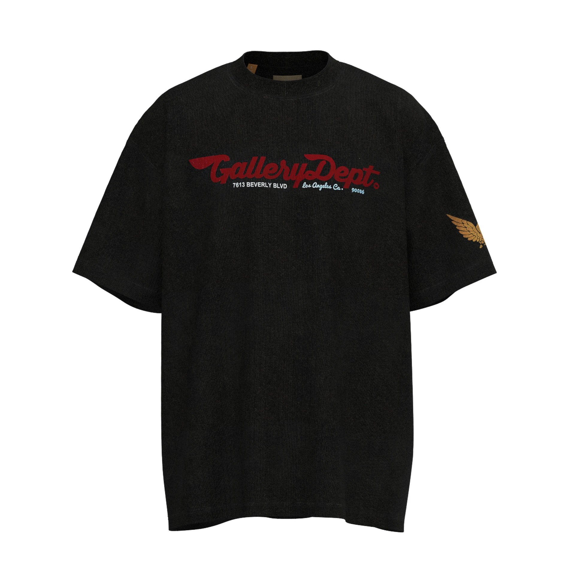 Gallery Dept Washed Vintage Tee Black - Gallery Dept - Cnfans - $26.18