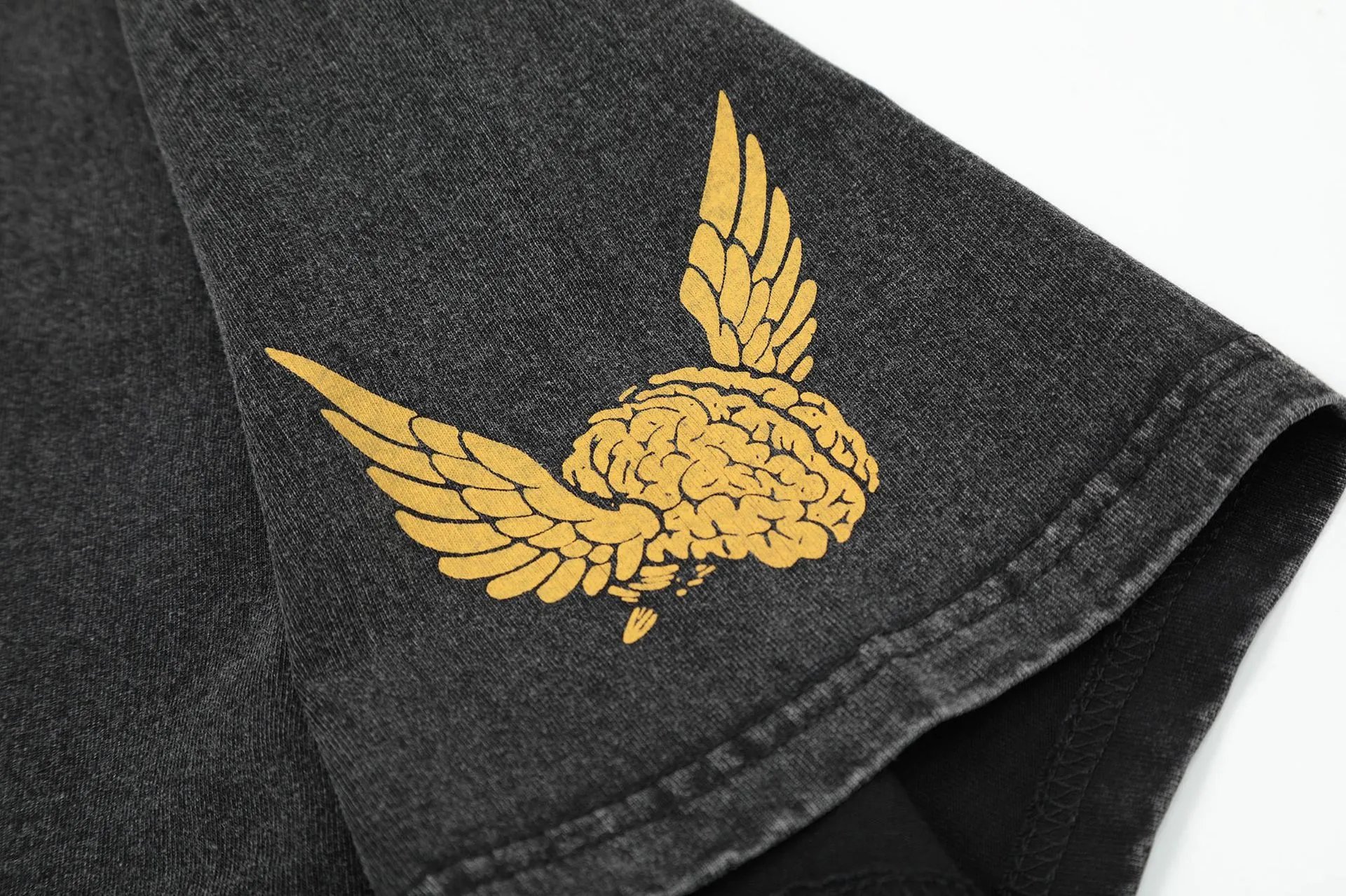 Gallery Dept Washed Vintage Tee Black - Gallery Image 7 - Detailed View