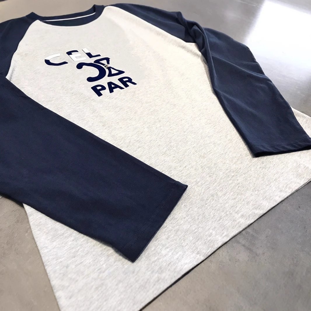 CEL Raglan Long Sleeve Tee - Multi - Gallery Image 2 - Detailed View