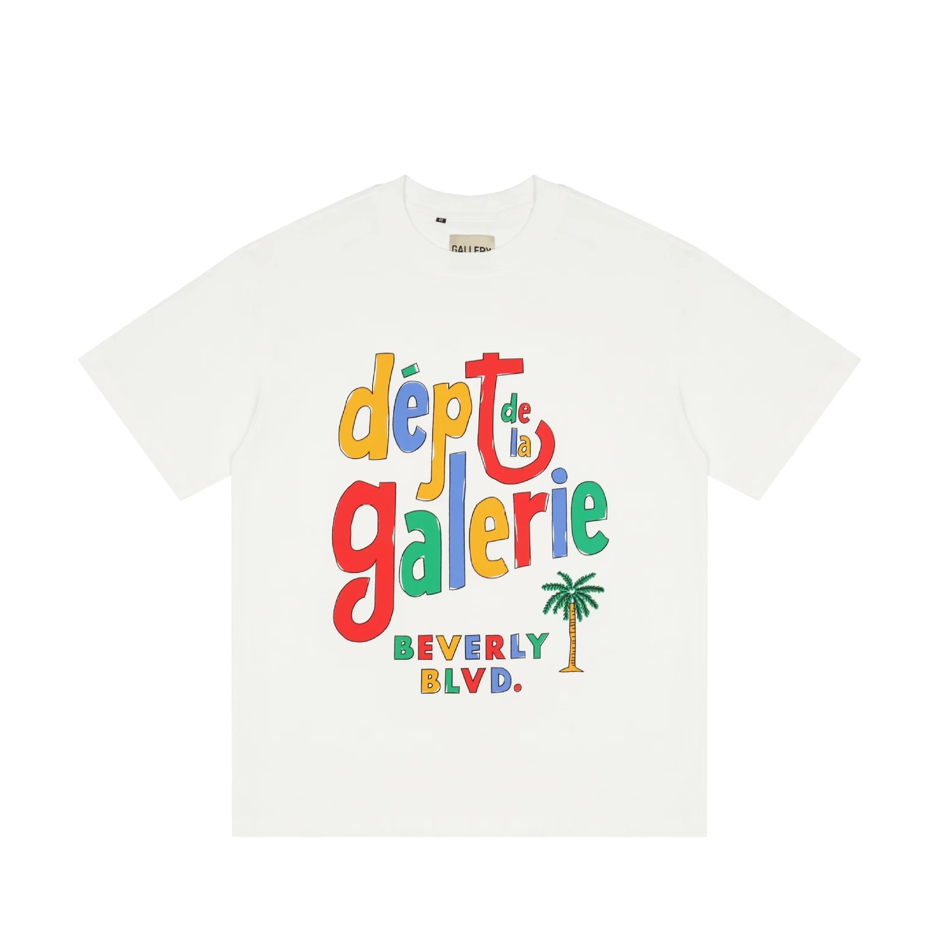 Gallery Dept Multicolor Logo T-Shirt - Gallery Image 2 - Detailed View