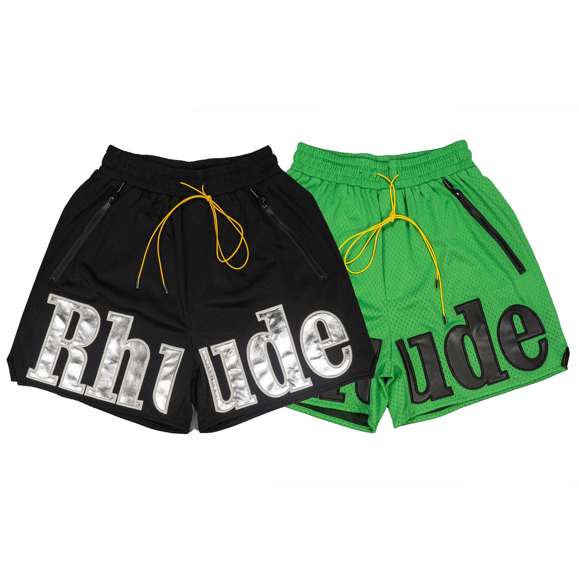 Rhude Mesh Basketball Shorts Multicolor - Gallery Image 10 - Detailed View