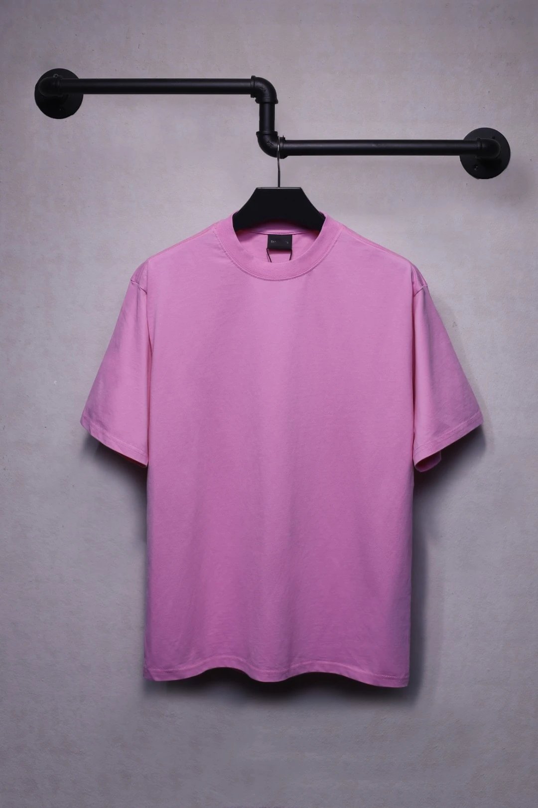 Men's Cotton Rhinestone Tee Casual Top Onyx - Gallery Image 5 - Detailed View