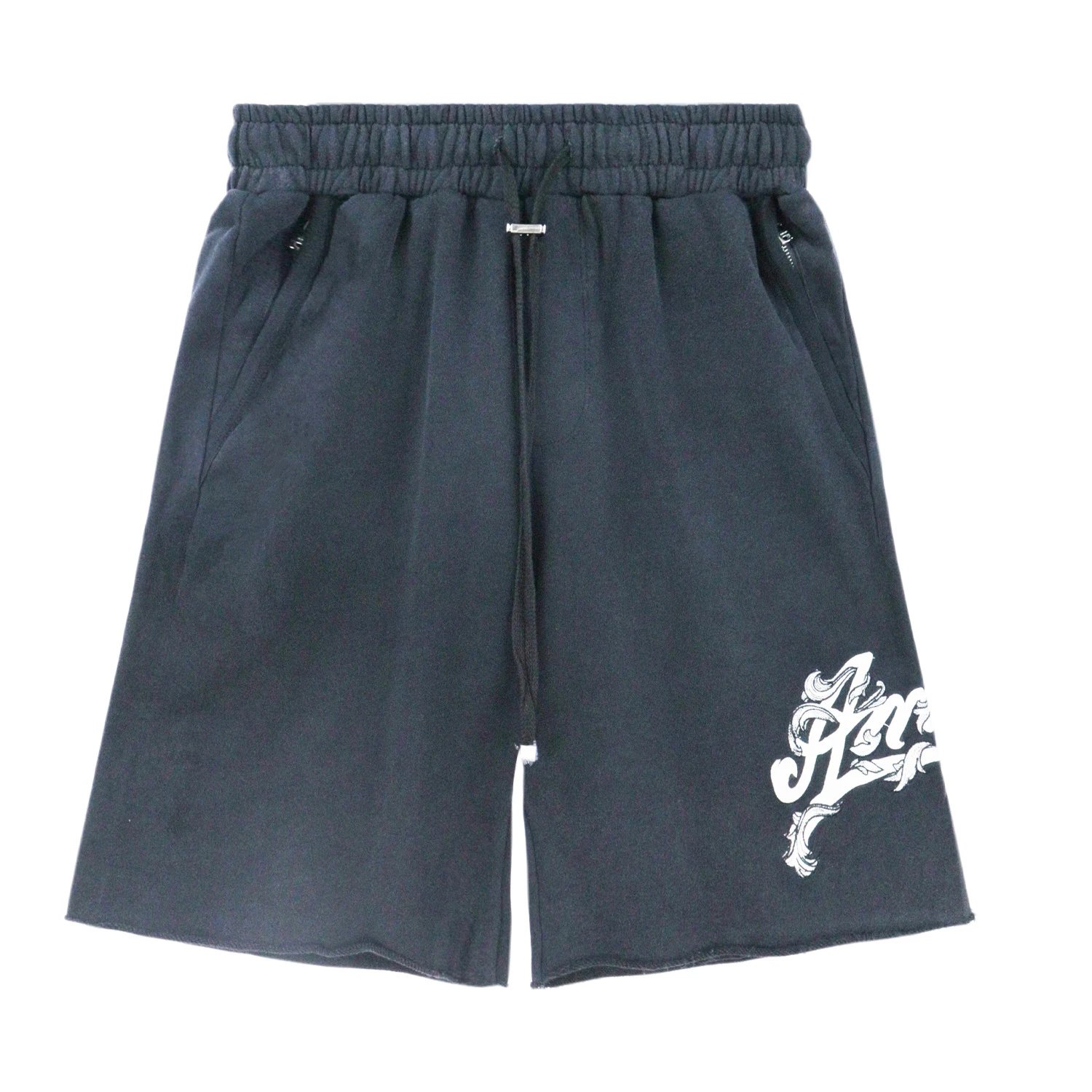 Amiri Embroidered Shorts Blue - Gallery Image 2 - Detailed View