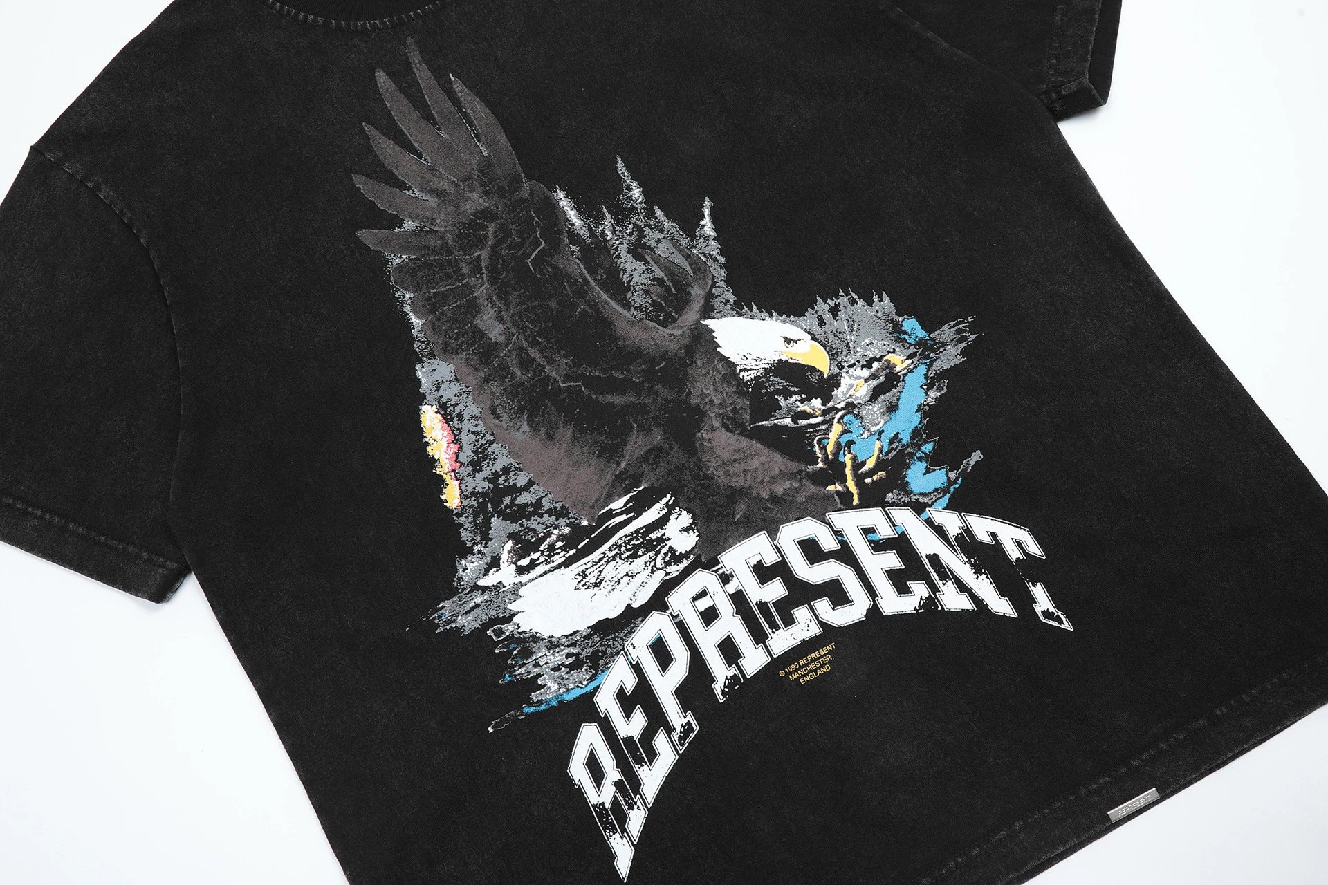 REPRESENT Eagle Graphic Tee Multicolor - Gallery Image 10 - Detailed View