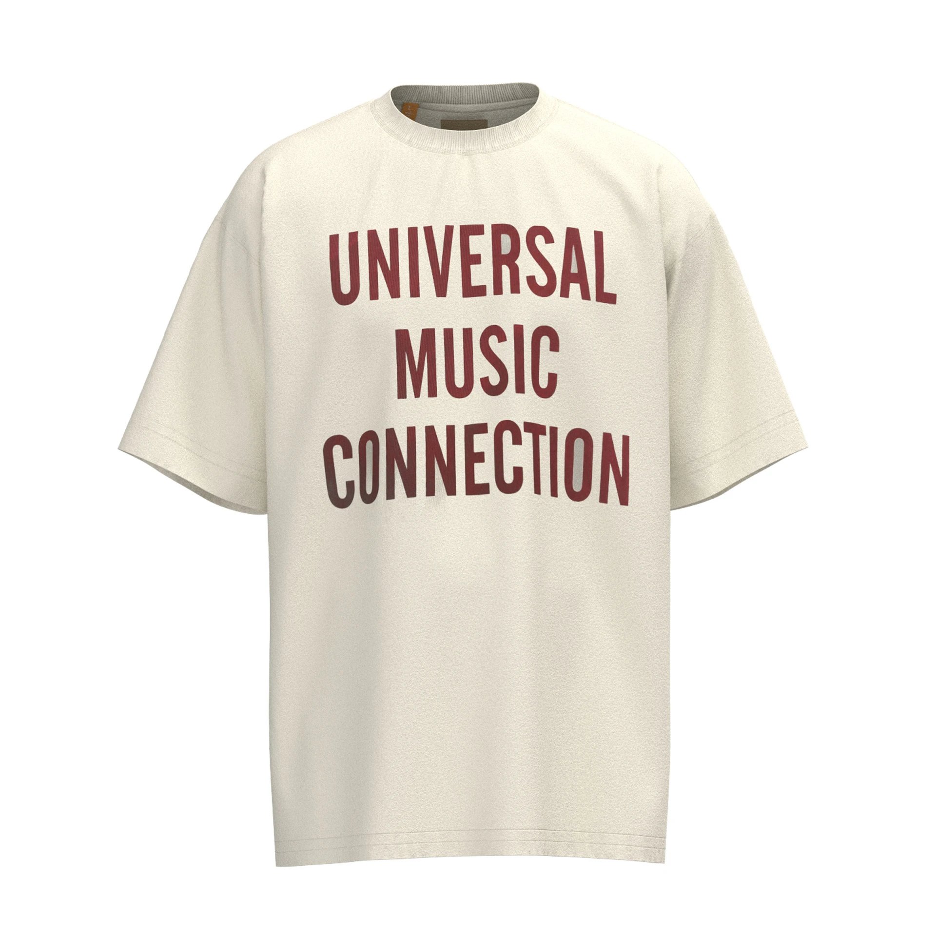 Gallery Dept Red Print Tee White - Gallery Dept - Cnfans - $20.82