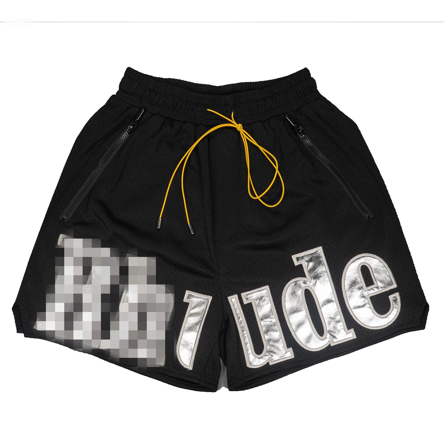 Rhude Mesh Basketball Shorts Multicolor - Gallery Image 8 - Detailed View
