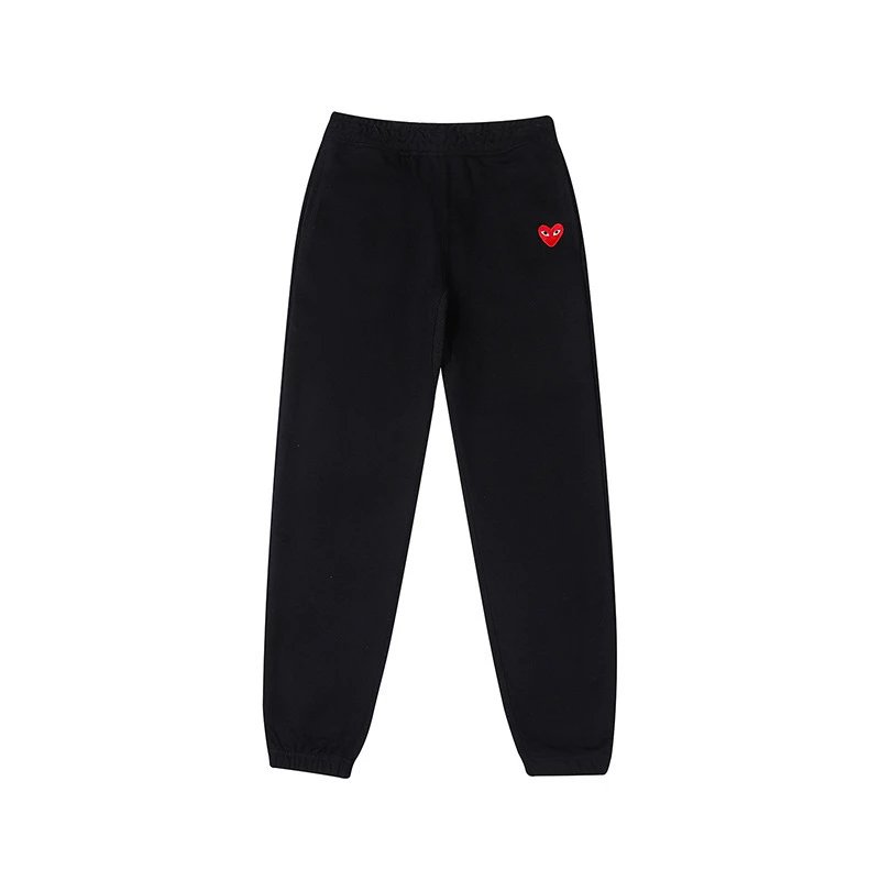 CDG Play Relaxed Pants Black - Gallery Image 2 - Detailed View