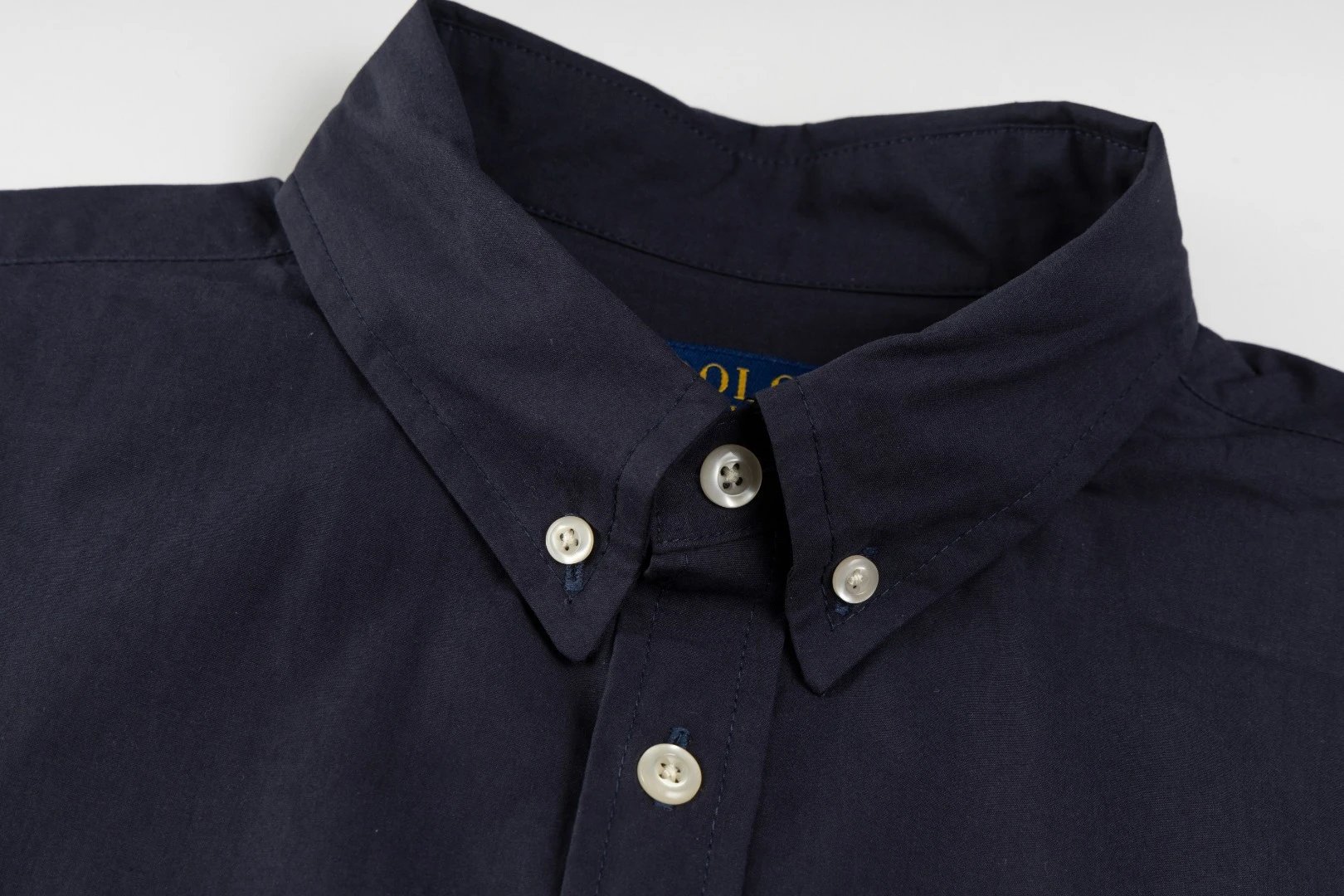 Striped Cotton Short Sleeve Casual Shirt - Seafoam - Gallery Image 12 - Detailed View