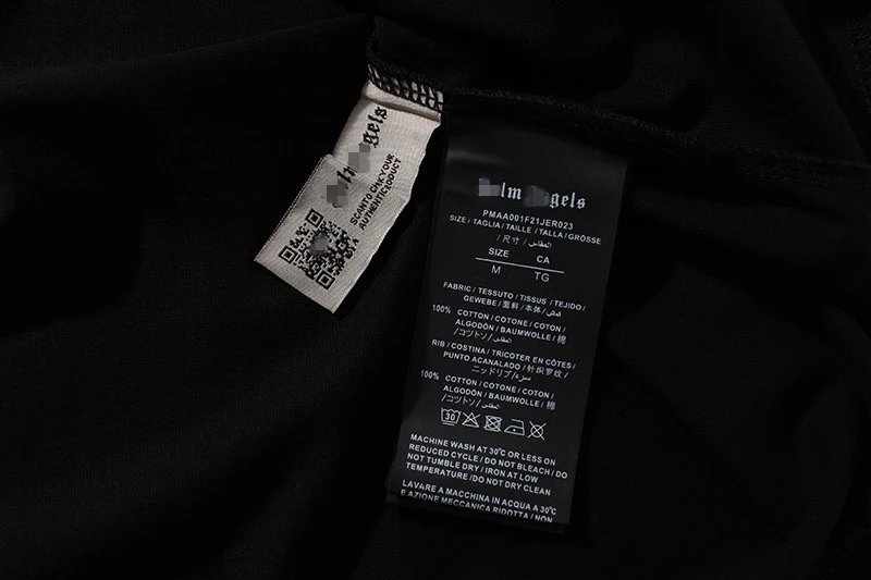 Streetwear Angel Bear Graphic Cotton T-Shirt Black White - Gallery Image 10 - Detailed View