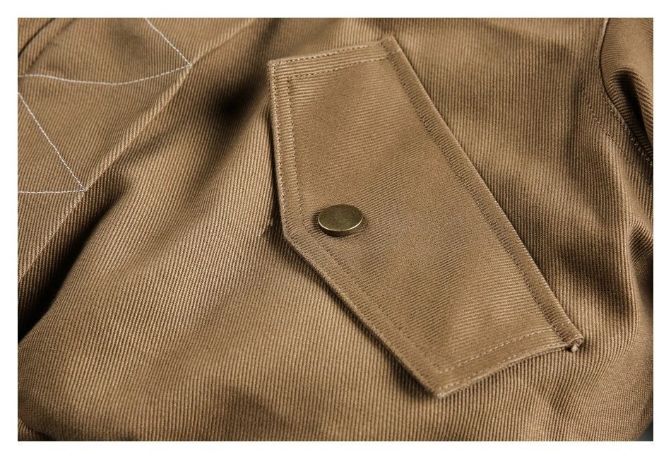 Women's Winter Oversized Faux Fur Bomber Jacket Camel - Gallery Image 12 - Detailed View