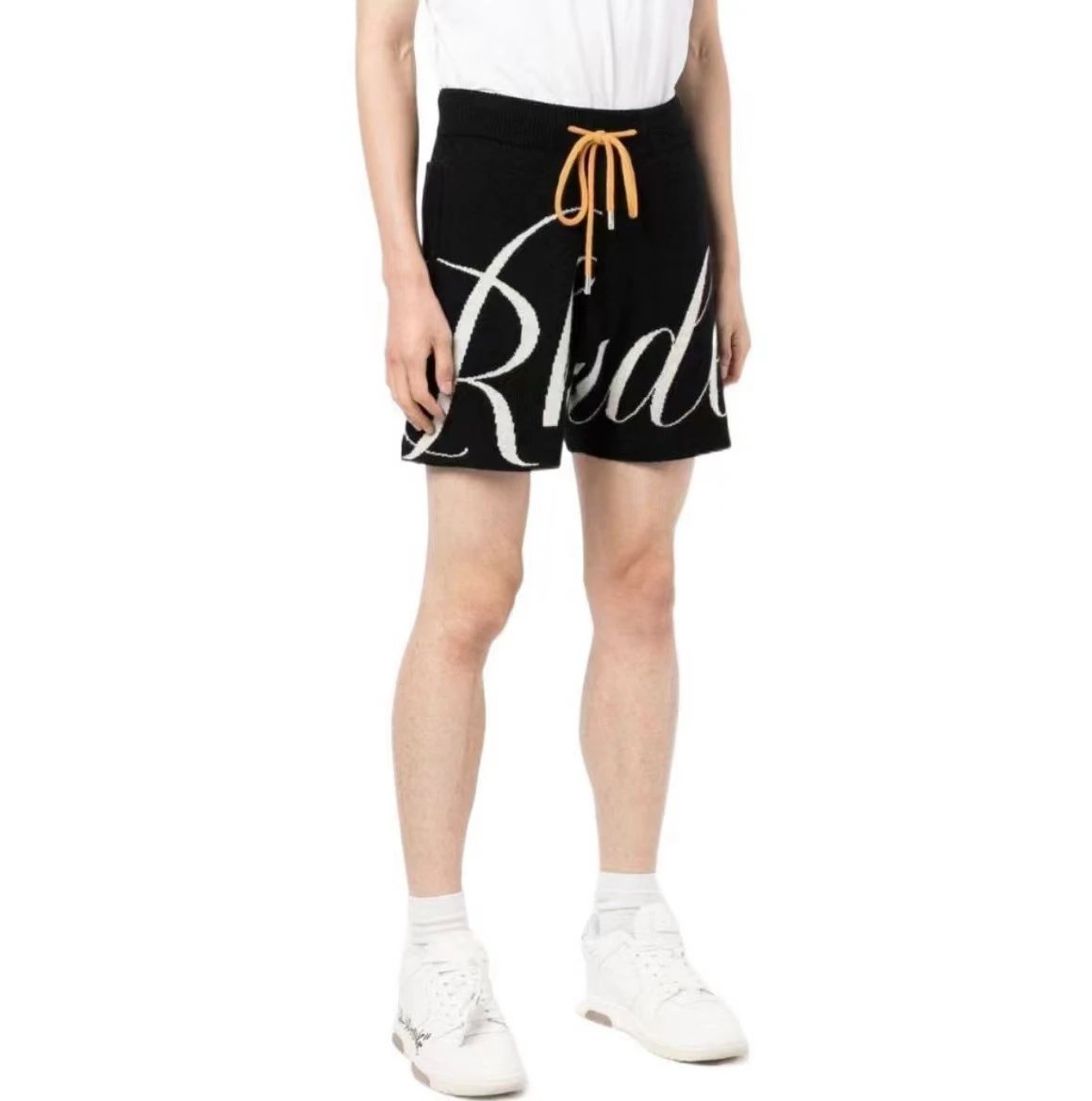 Rhude Jacquard Knit Shorts Multicolor - Gallery Image 11 - Detailed View