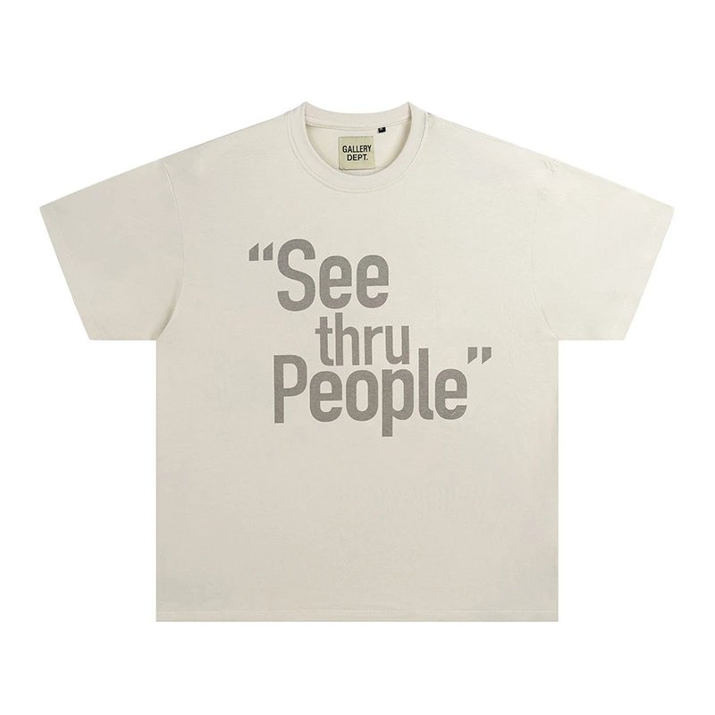 Gallery Dept See Thru Tee White - Gallery Dept - Cnfans - $19.87