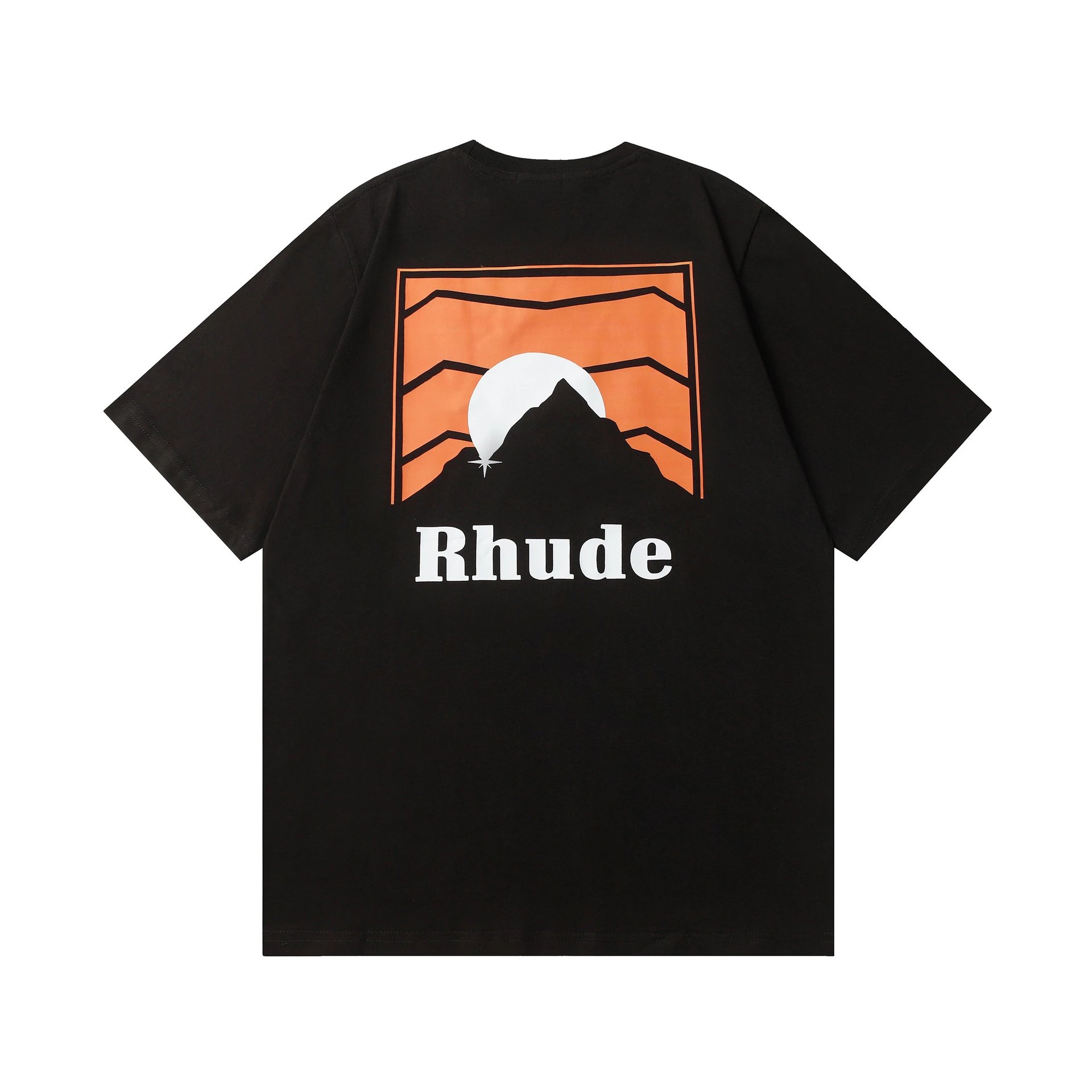 Rhude Sunset Mountain Tee Multi - Gallery Image 5 - Detailed View