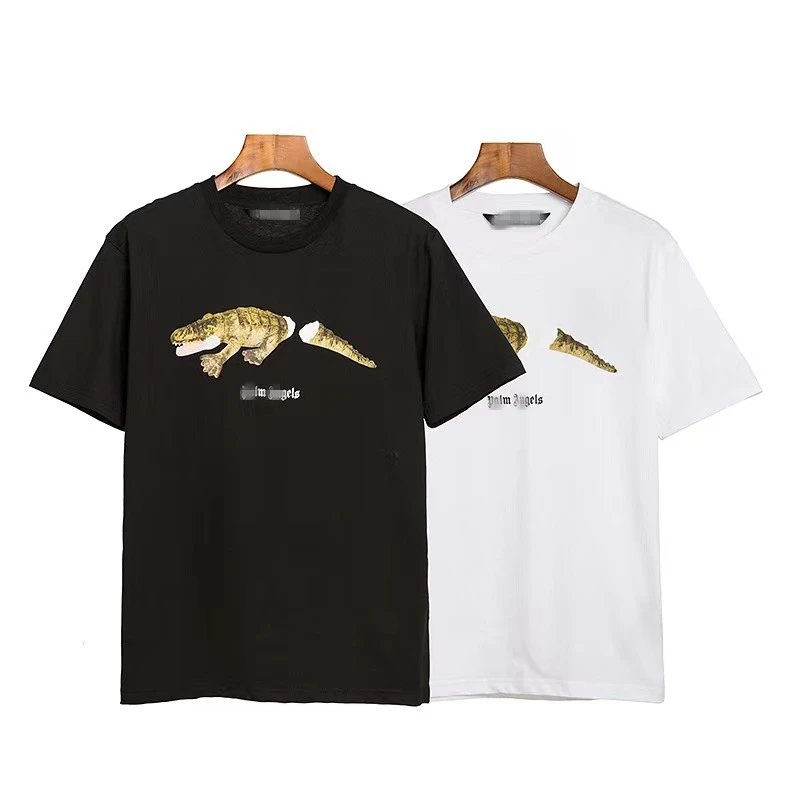 Streetwear Graphic Croc Loose Tee Black - Gallery Image 1 - Detailed View