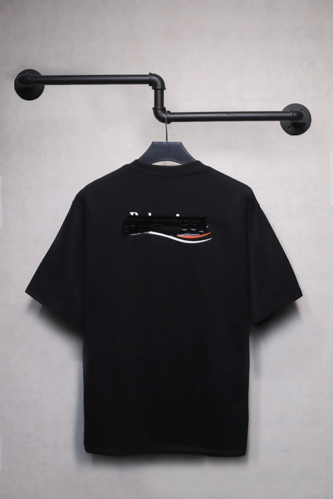 Casual Cotton Men's Short Sleeve Tee Onyx - Balenciaga - Cnfans - $31.61