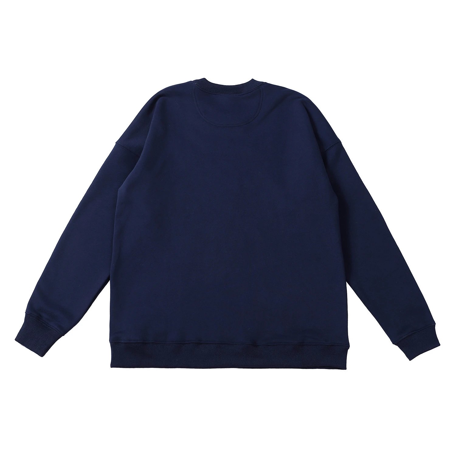 Street Style Smiley Embroidered Sweatshirt Mocha Brown - Gallery Image 4 - Detailed View