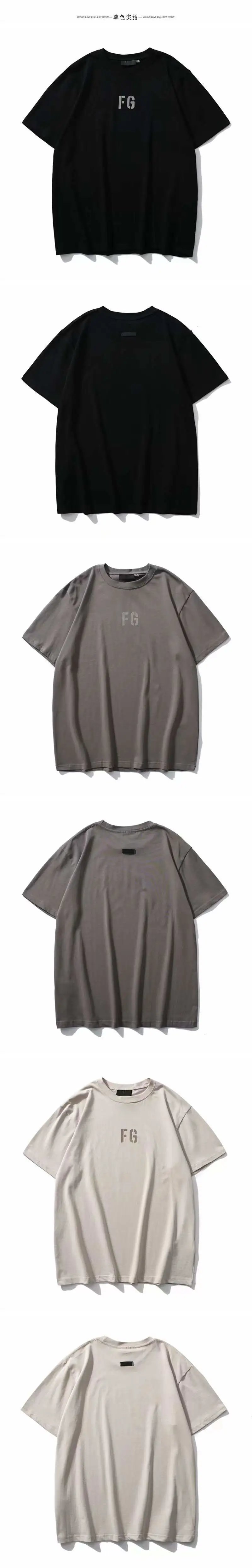 Streetwear Velvet Letter Oversize T-Shirt Ash Gray - Gallery Image 6 - Detailed View
