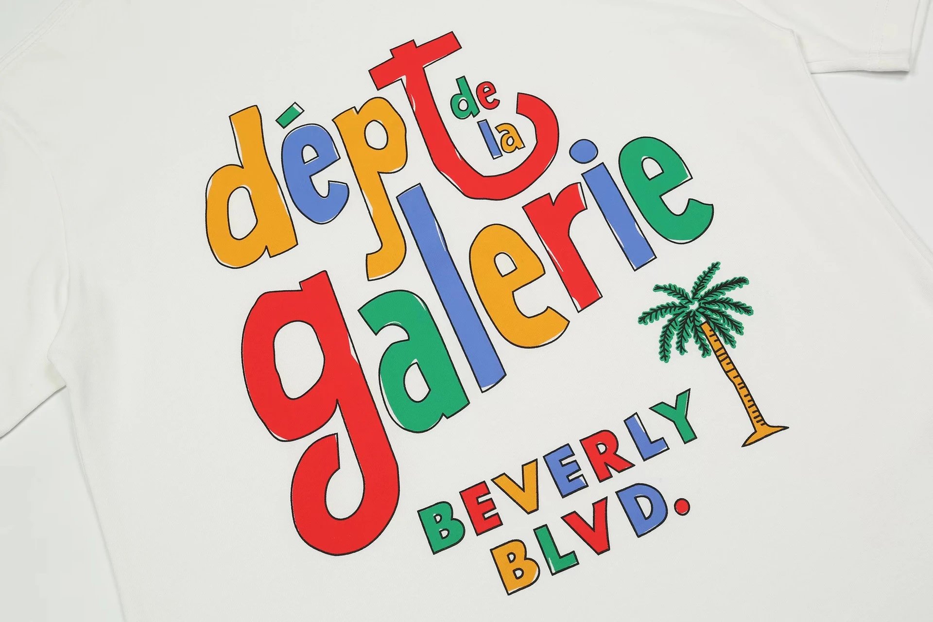 Gallery Dept Multicolor Logo T-Shirt - Gallery Image 5 - Detailed View