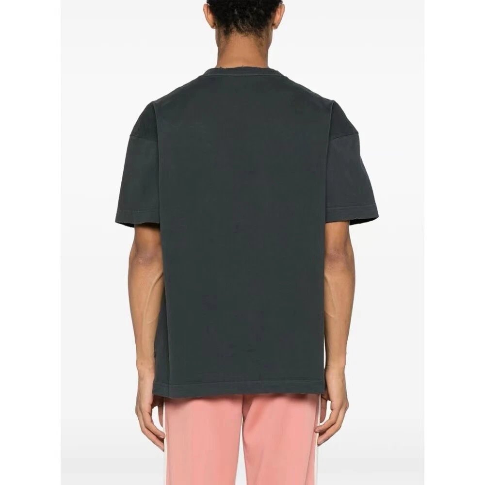 Streetwear Dice and Snake Graphic Oversized T-Shirt Ebony Black - Gallery Image 13 - Detailed View