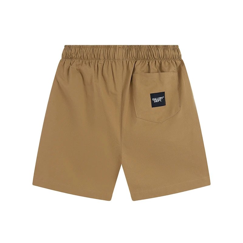 Gallery Dept Beige Unisex Shorts - Gallery Image 3 - Detailed View