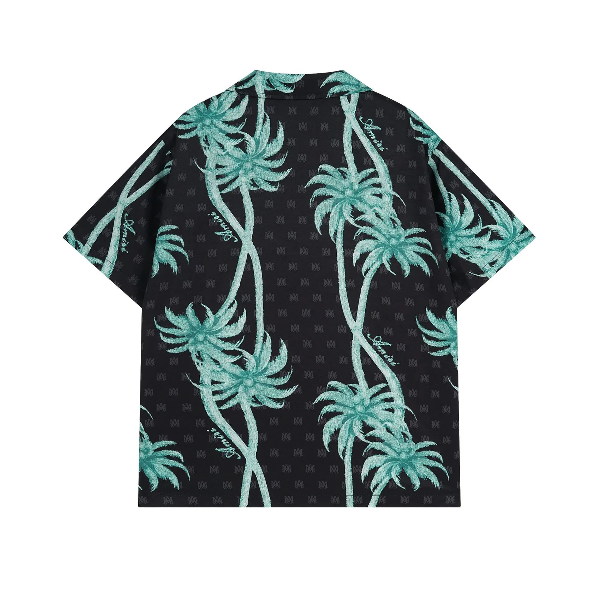 Palm Print Casual Set for Men Women - Ecru - Gallery Image 7 - Detailed View