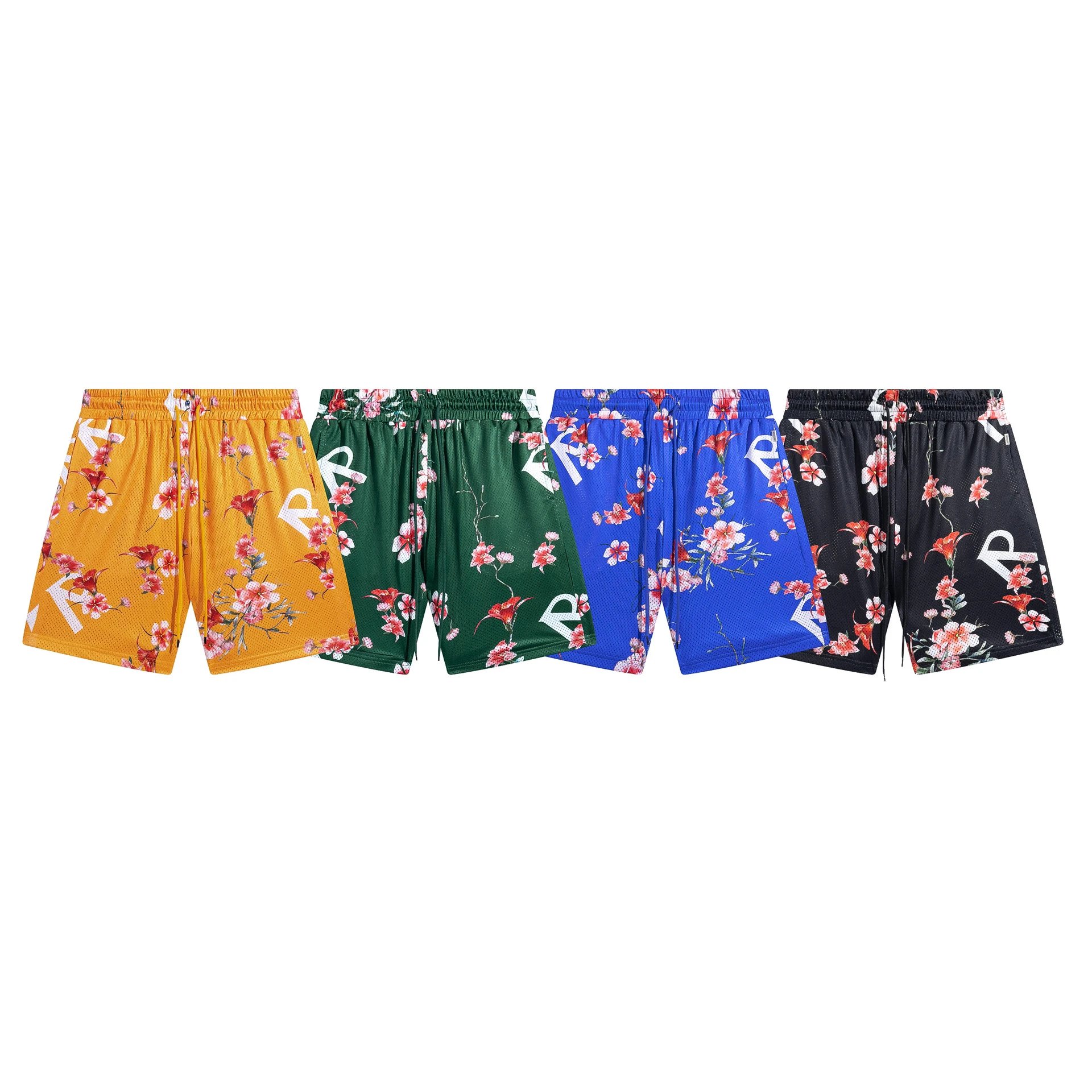 Represent Floral Mesh Shorts Multi - High Quality Product Image - Cnfans