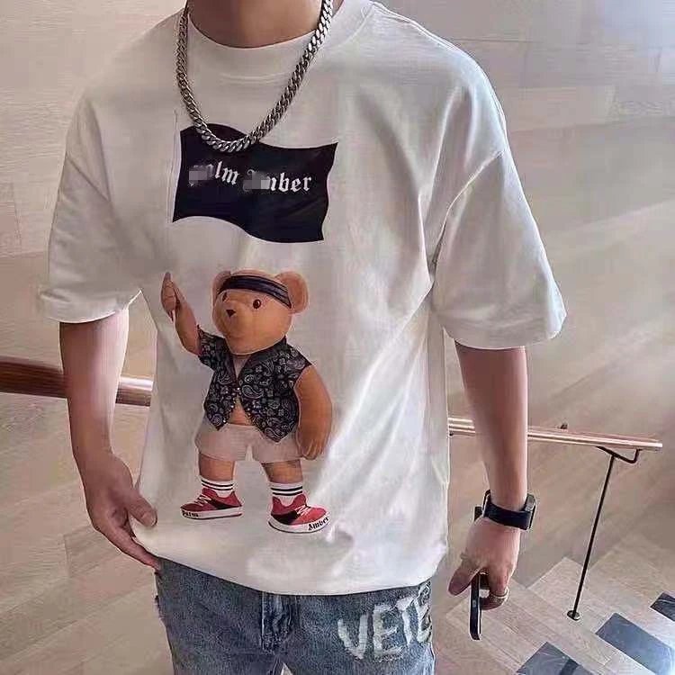 Streetwear Pirate Bear Graphic Tee Black - Gallery Image 12 - Detailed View