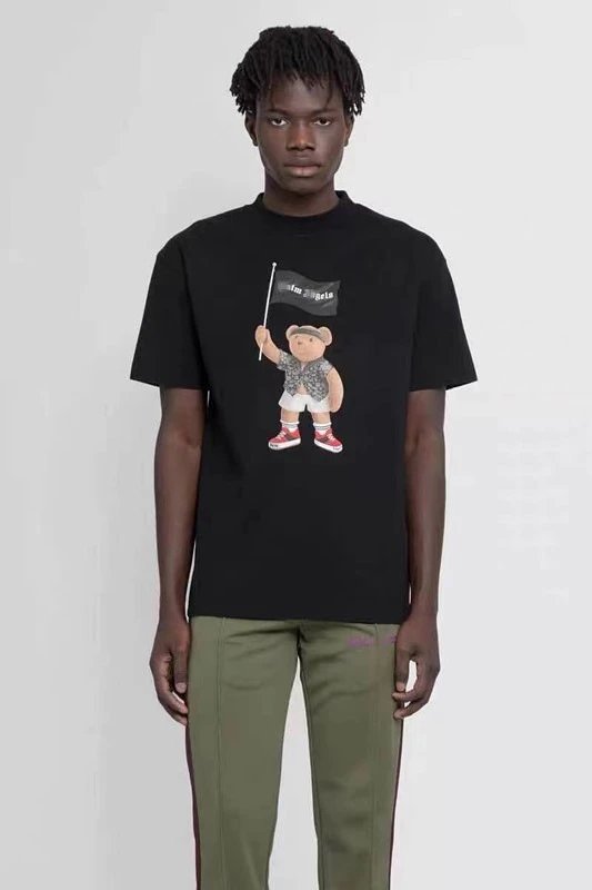 Streetwear Pirate Bear Graphic Tee Black - Gallery Image 13 - Detailed View