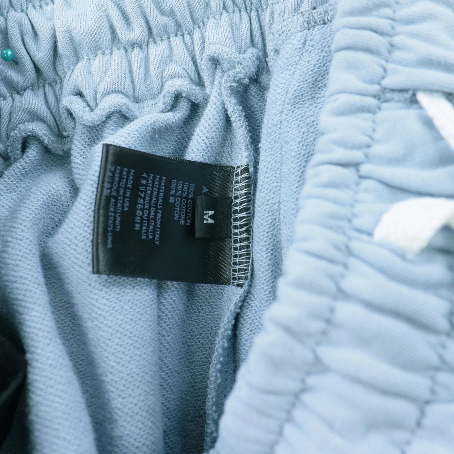 Amiri Embroidered Shorts Blue - Gallery Image 9 - Detailed View