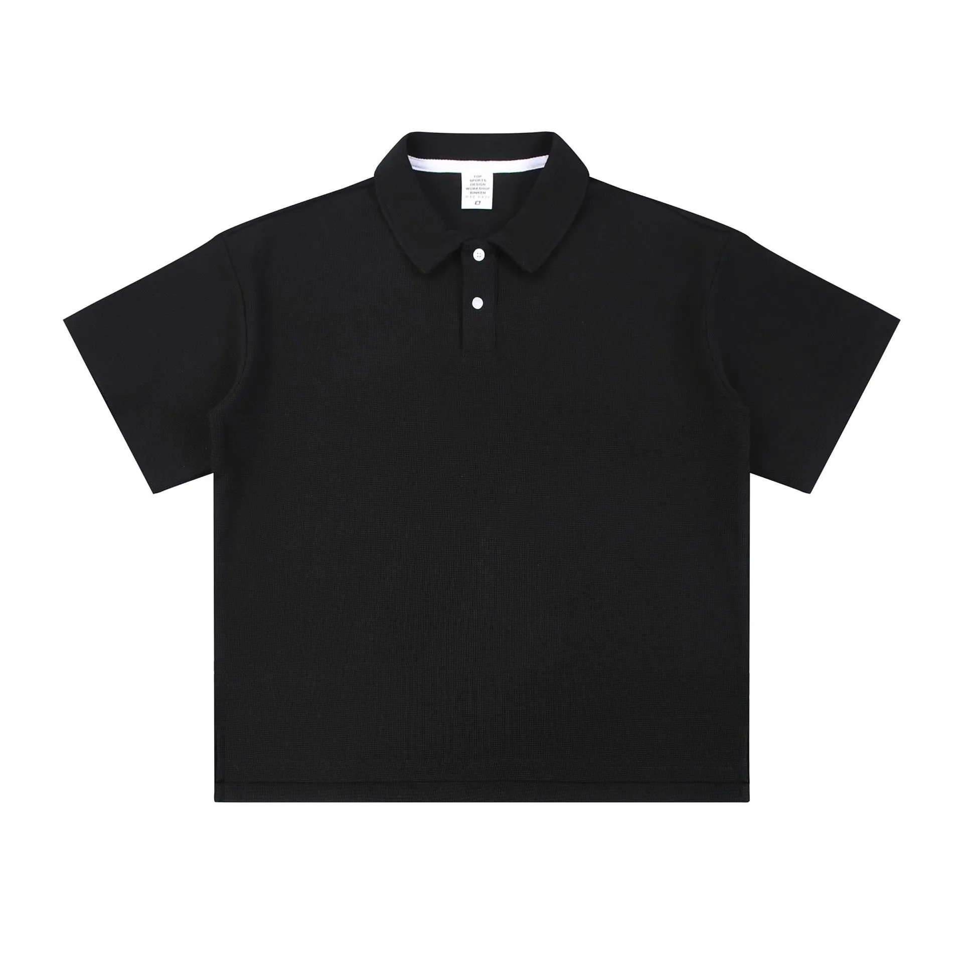 Casual Cotton Slim Fit Men's Polo Shirt - Onyx - ChaoKeXi - Cnfans - $21.92