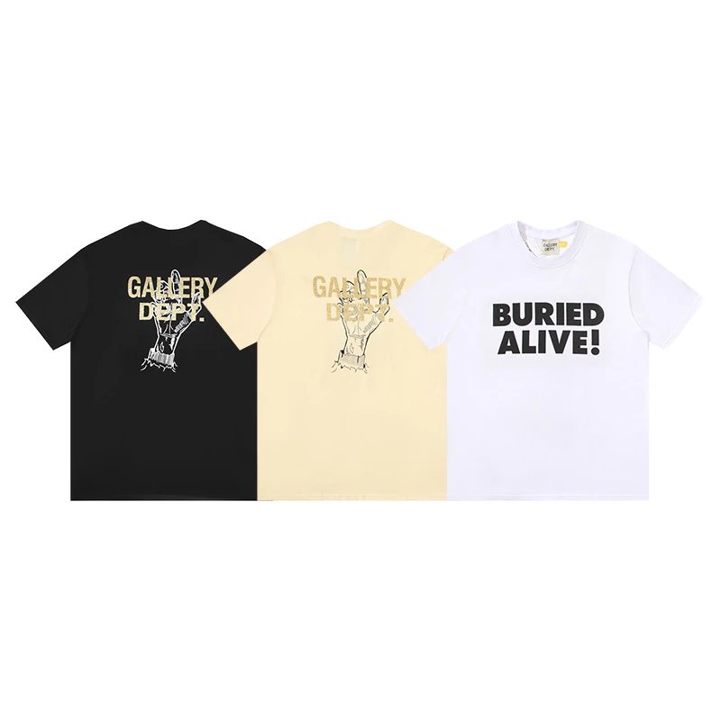 Gallery Dept Tee Yellow - Gallery Dept - Cnfans - $21.14