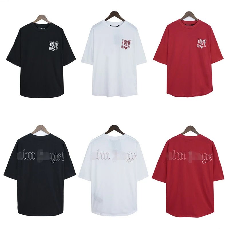 Street Dragon Embroidered Cotton T-Shirt Crimson Red - Gallery Image 1 - Detailed View