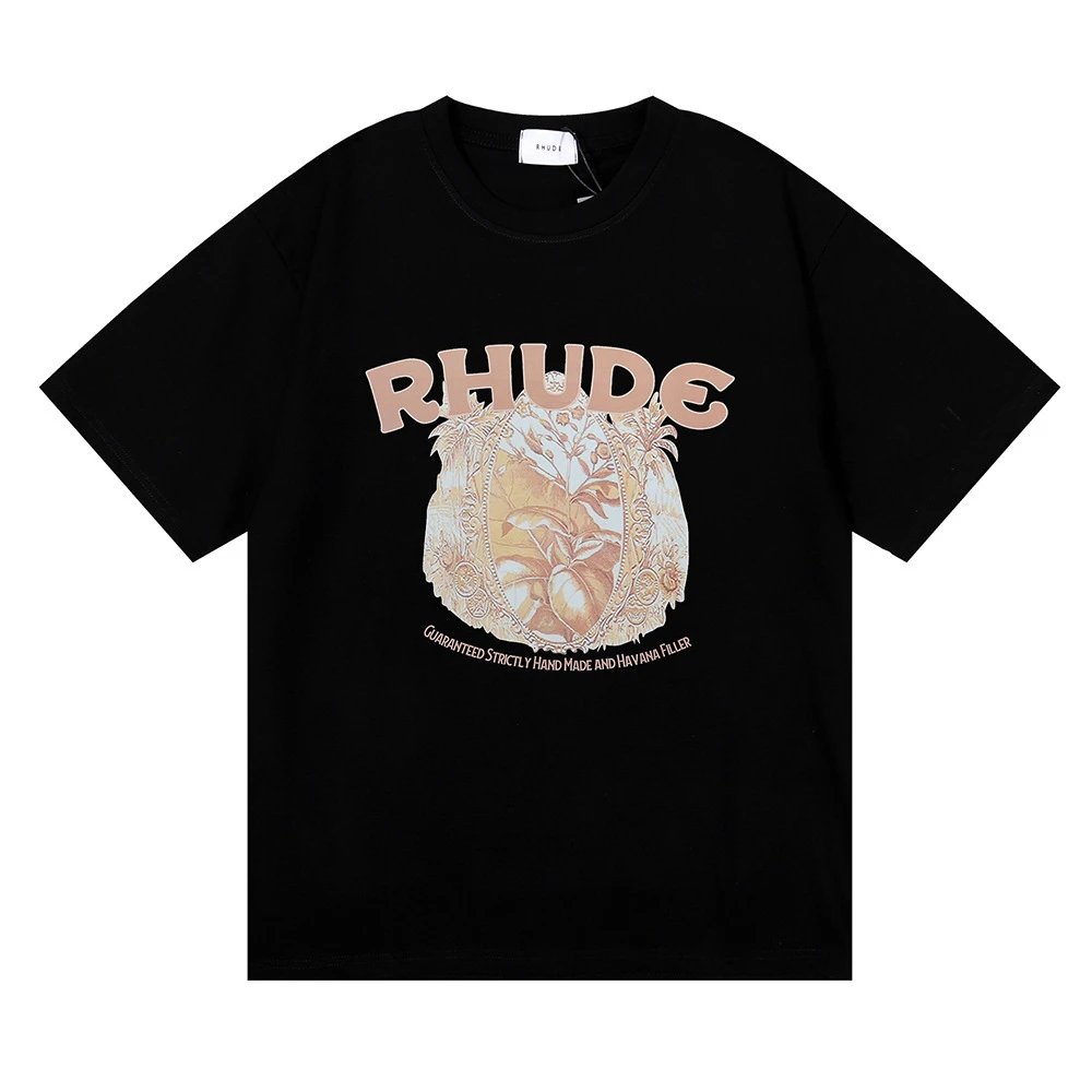 Rhude Wheat Print T-Shirt Multi-color - Gallery Image 3 - Detailed View