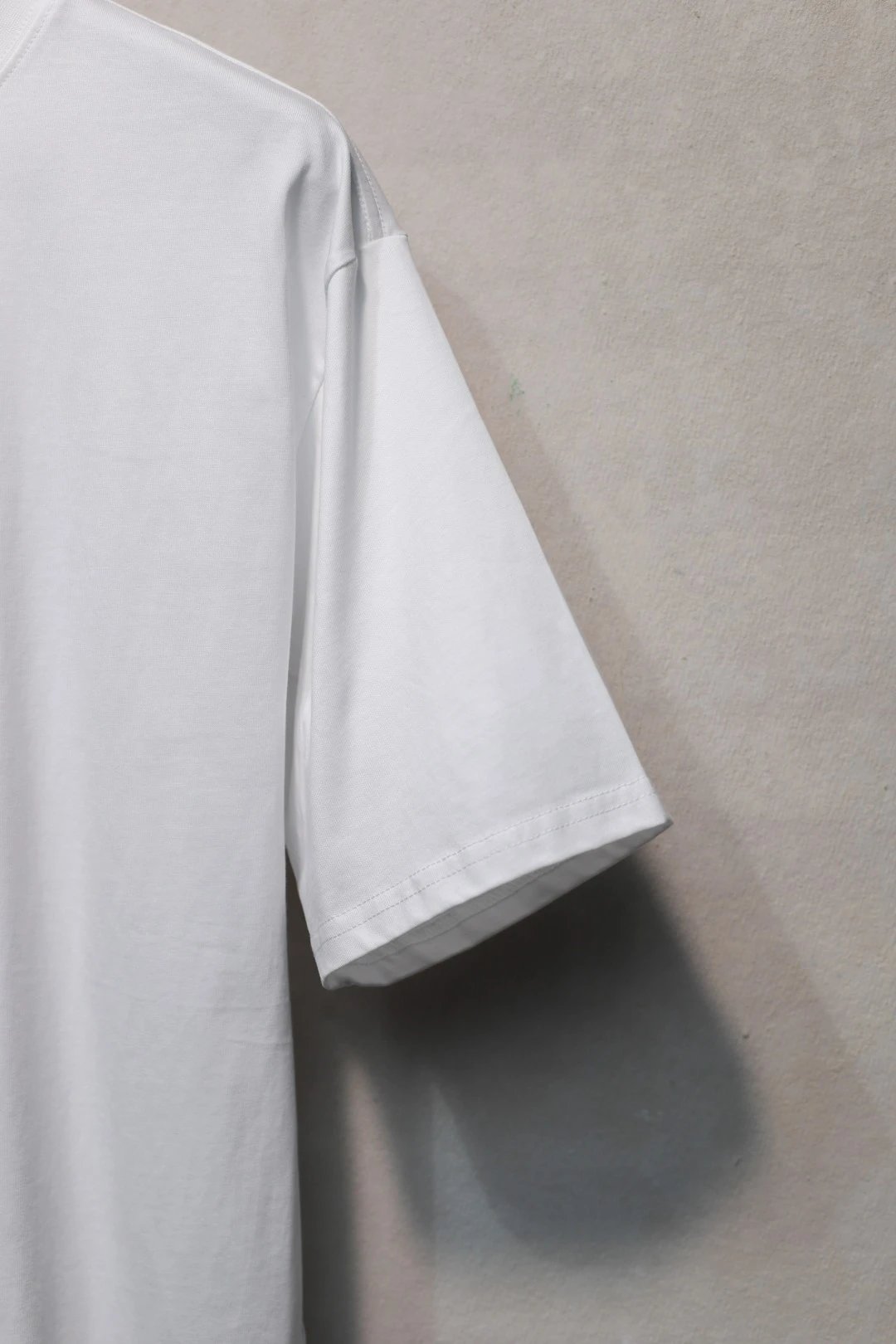 Luxury Unisex Cotton IB Logo Tee, Jet Black - Gallery Image 6 - Detailed View