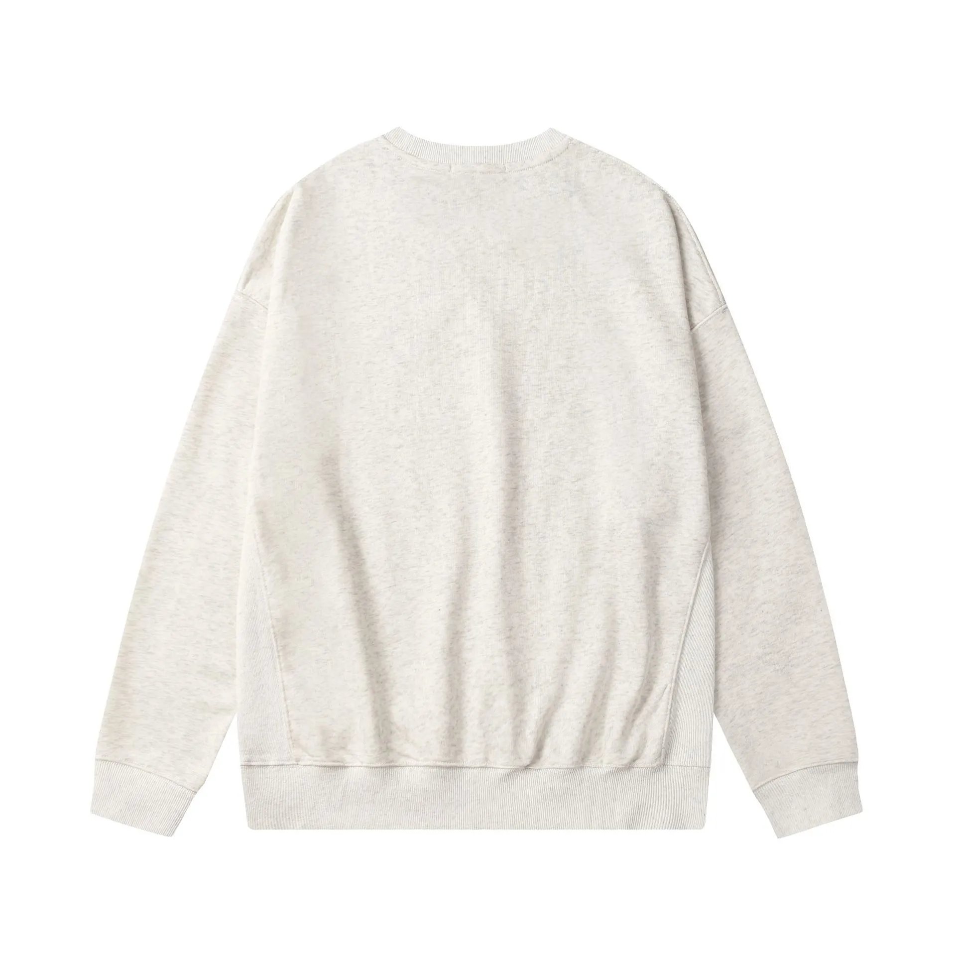 Women's Daisy Print Crewneck Pullover, Ecru - Gallery Image 6 - Detailed View