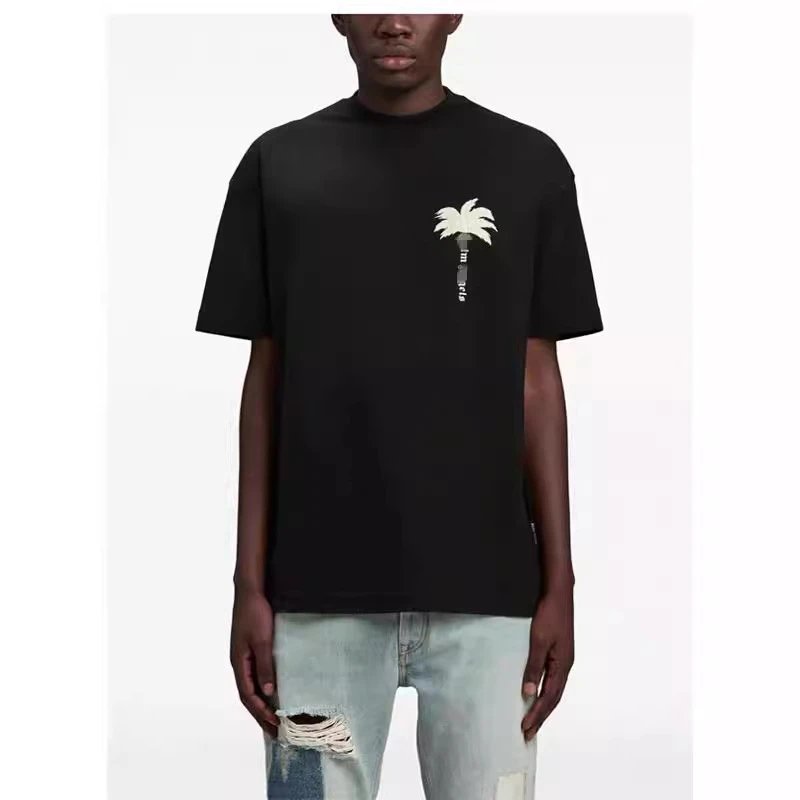 Vintage Crack Palm Tree Graphic Street T-Shirt Ivory - Gallery Image 10 - Detailed View