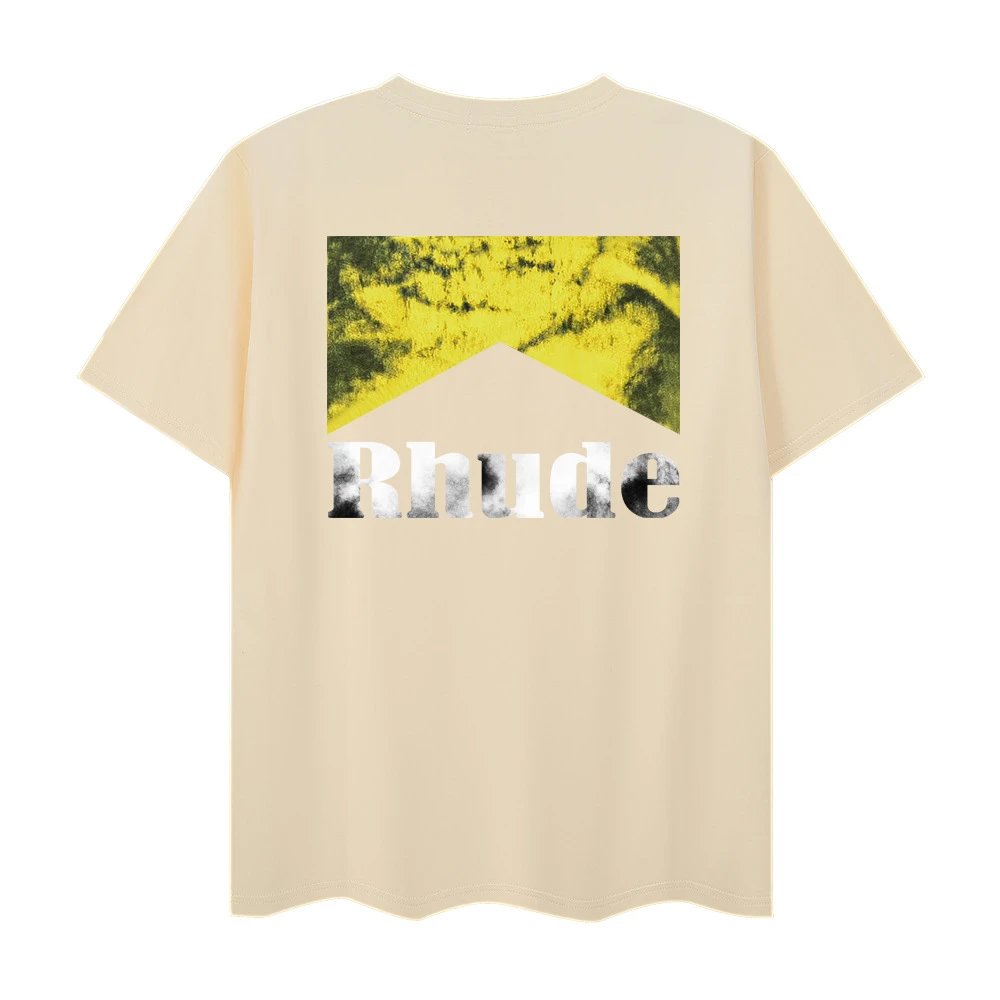 Rhude Graphic Print T-Shirt Multi - Gallery Image 9 - Detailed View