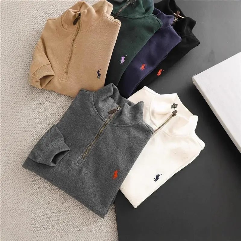 Ralph Lauren Half-Zip Knit Sweater MultiColor - Gallery Image 10 - Detailed View