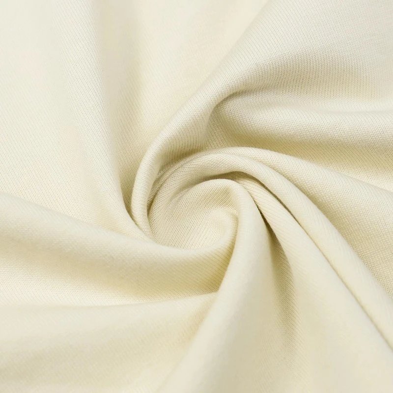 Streetwear Cotton Crewneck T-Shirt Olive Green - Gallery Image 14 - Detailed View