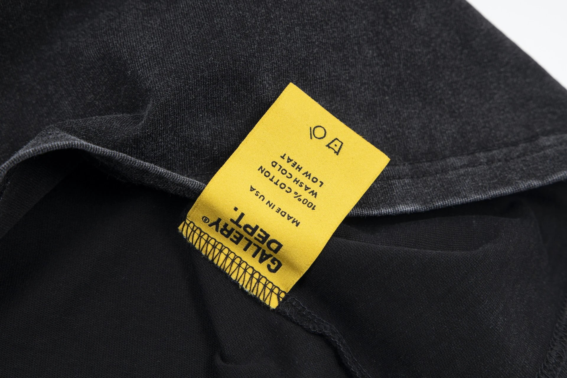 Gallery Dept Washed Sleeveless Tee Black - Gallery Image 5 - Detailed View