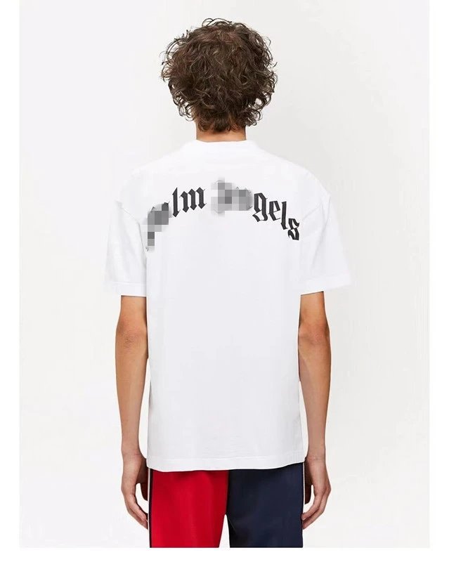 Broken Palm Tree Graphic Cotton Tee Off-White - Gallery Image 14 - Detailed View