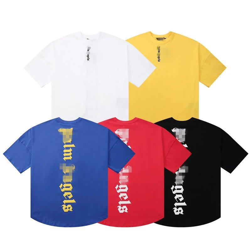 Streetwear Cotton Hip Hop T-Shirt Golden Yellow - Gallery Image 2 - Detailed View