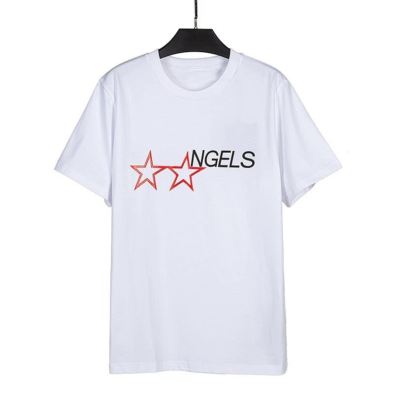 Street Star Logo Cotton Tee Black White - Gallery Image 4 - Detailed View