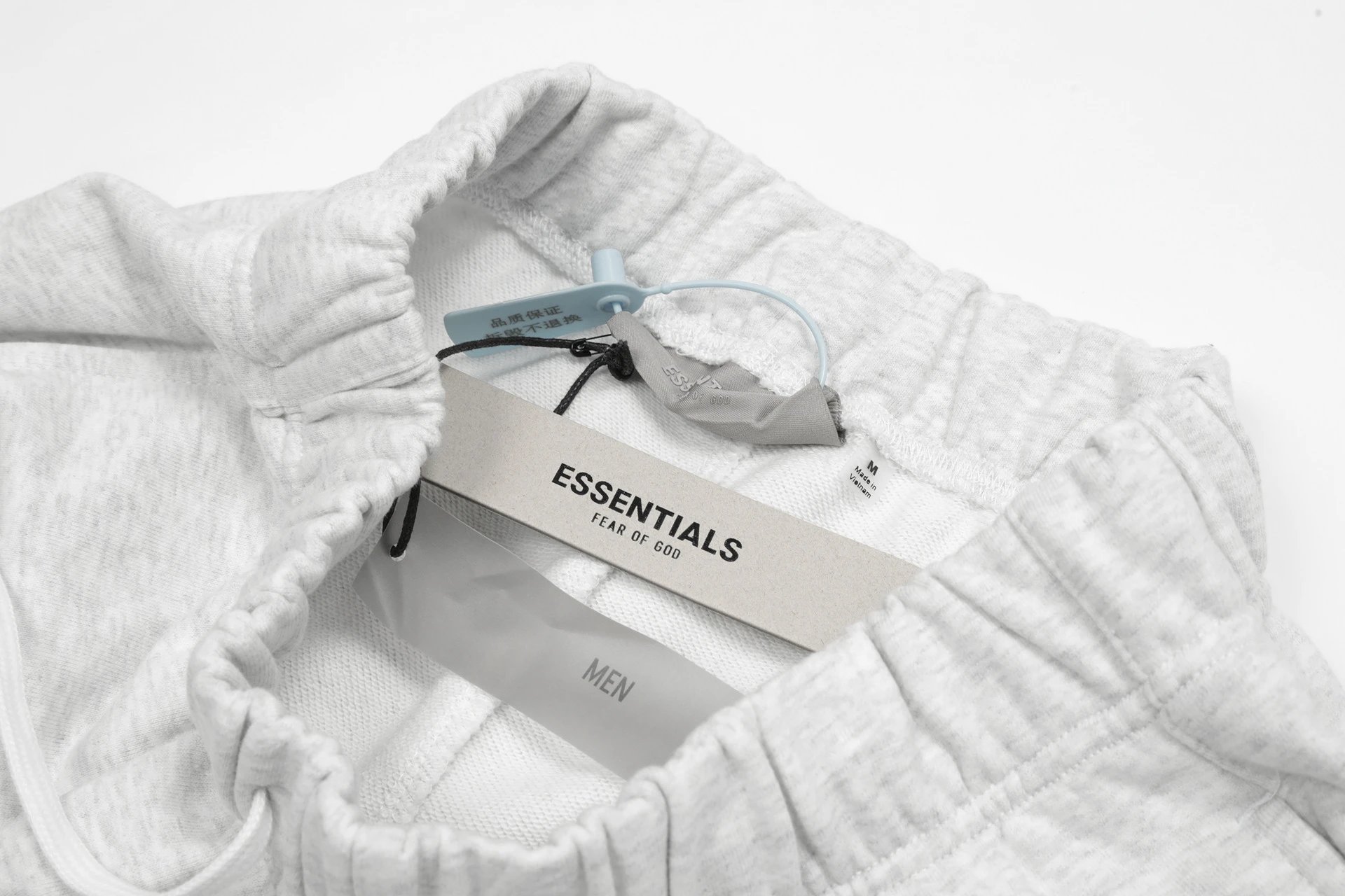 High Street Fleece Beach Shorts Charcoal Gray - Gallery Image 8 - Detailed View