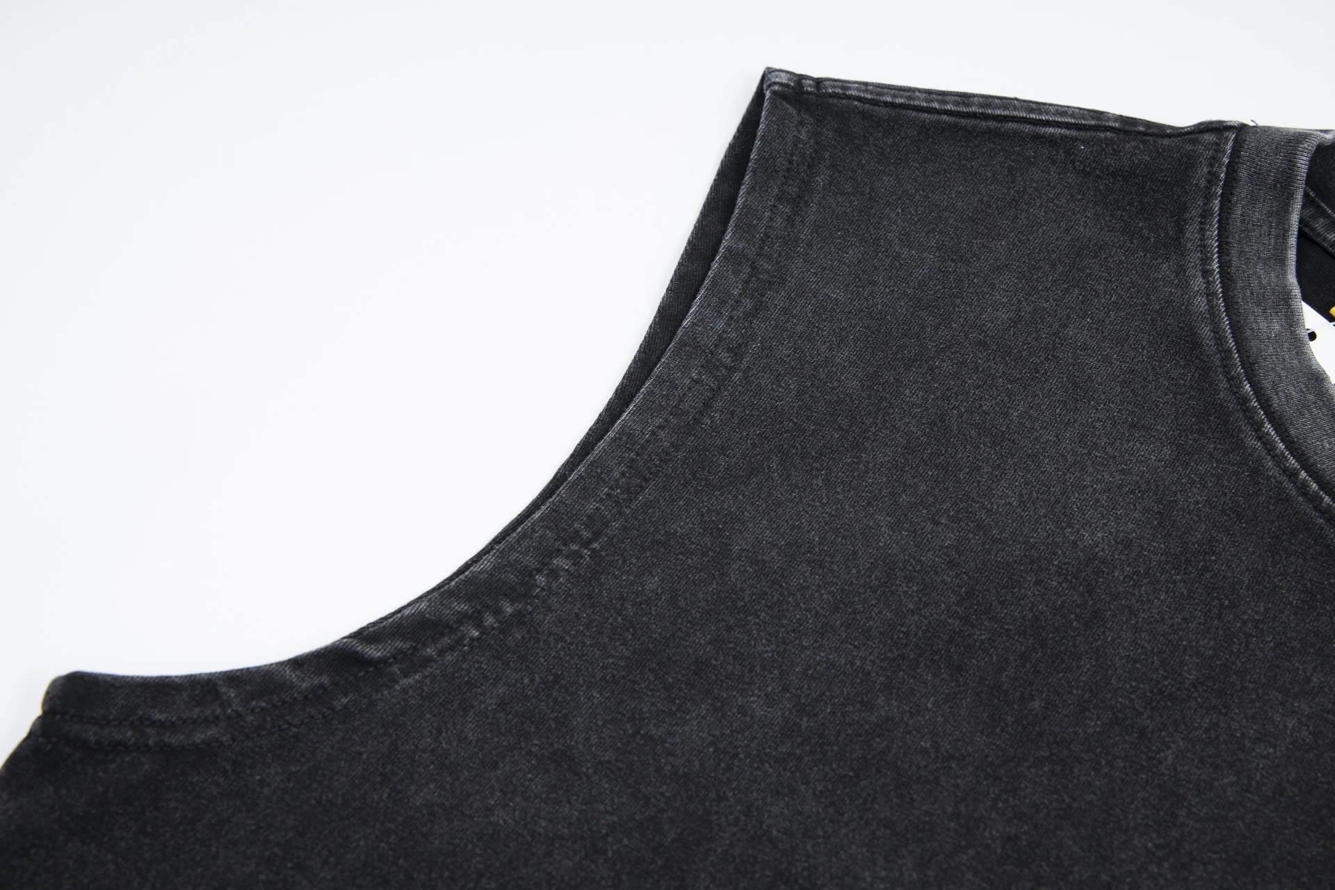 Gallery Dept Washed Sleeveless Tee Black - Gallery Image 8 - Detailed View