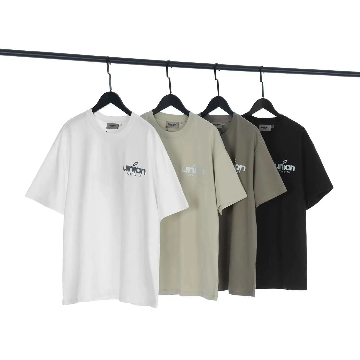 Streetwear Cotton Hip Hop Tee Ivory - Gallery Image 2 - Detailed View