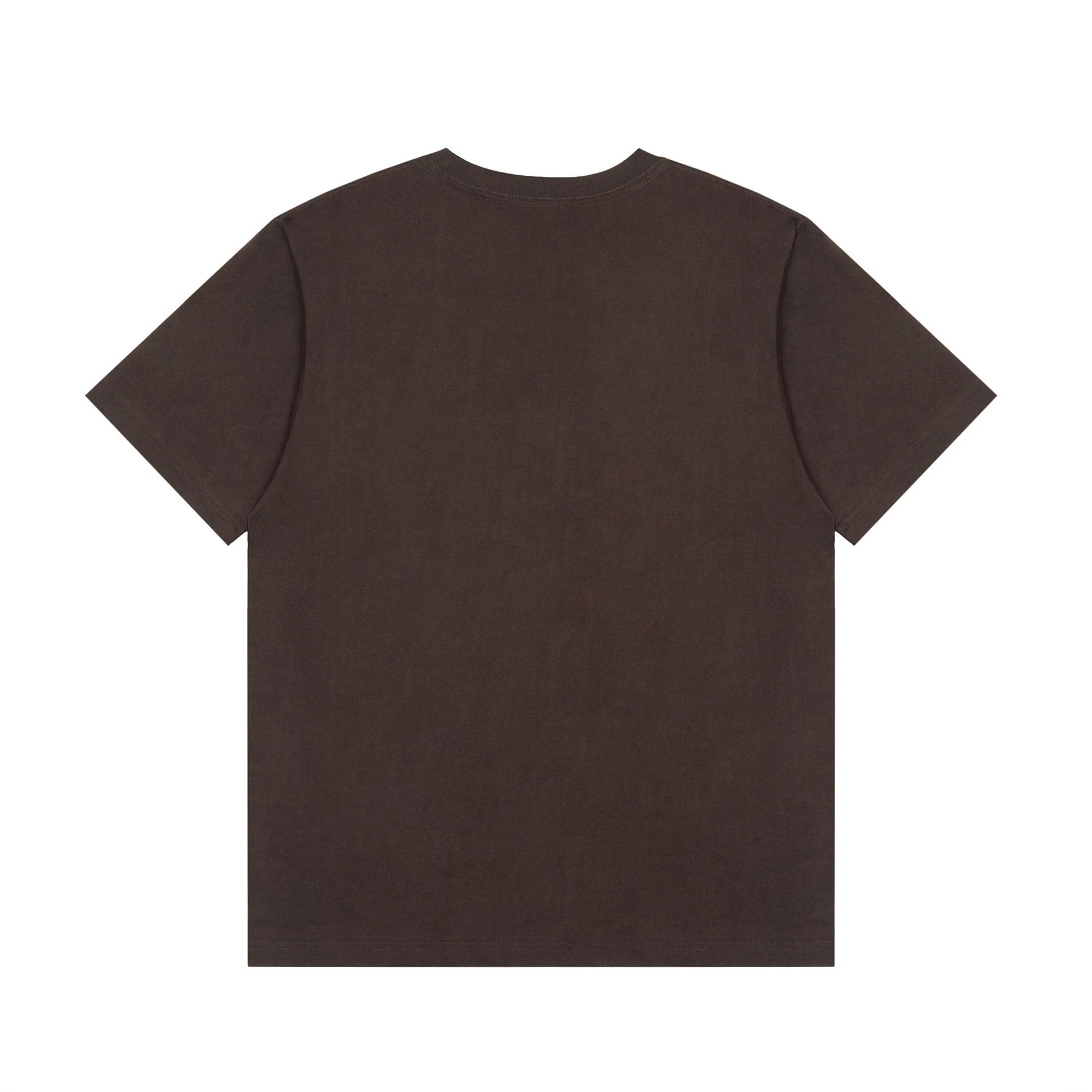 Street Graphic Cotton Tee Mocha Brown - Gallery Image 3 - Detailed View