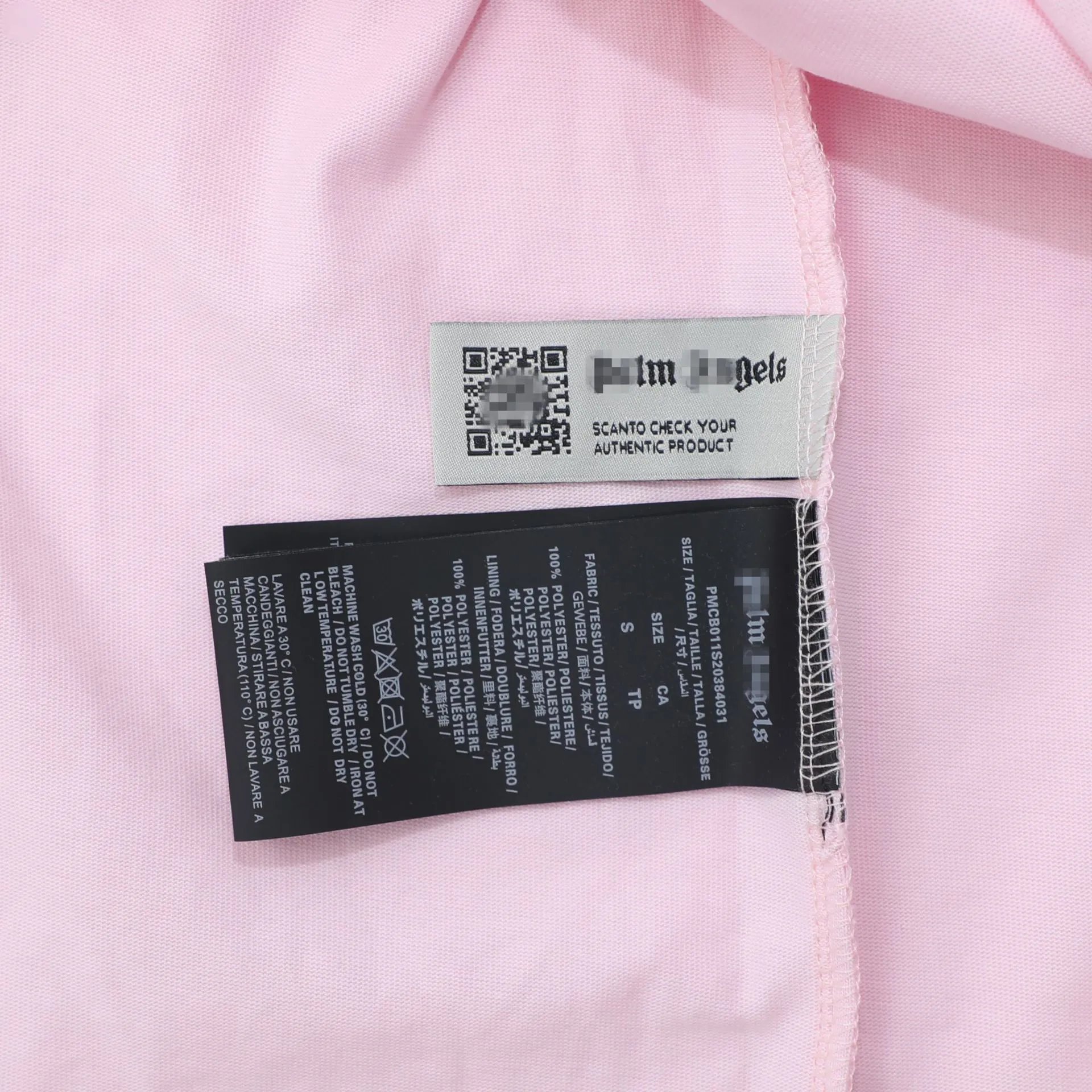 Streetwear Cotton Oversized T-Shirt Blush Pink - Gallery Image 7 - Detailed View