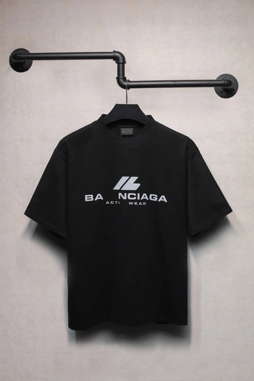 Cotton Graphic Tee Unisex Relaxed Fit - Onyx - Balenciaga - Cnfans - $28.39