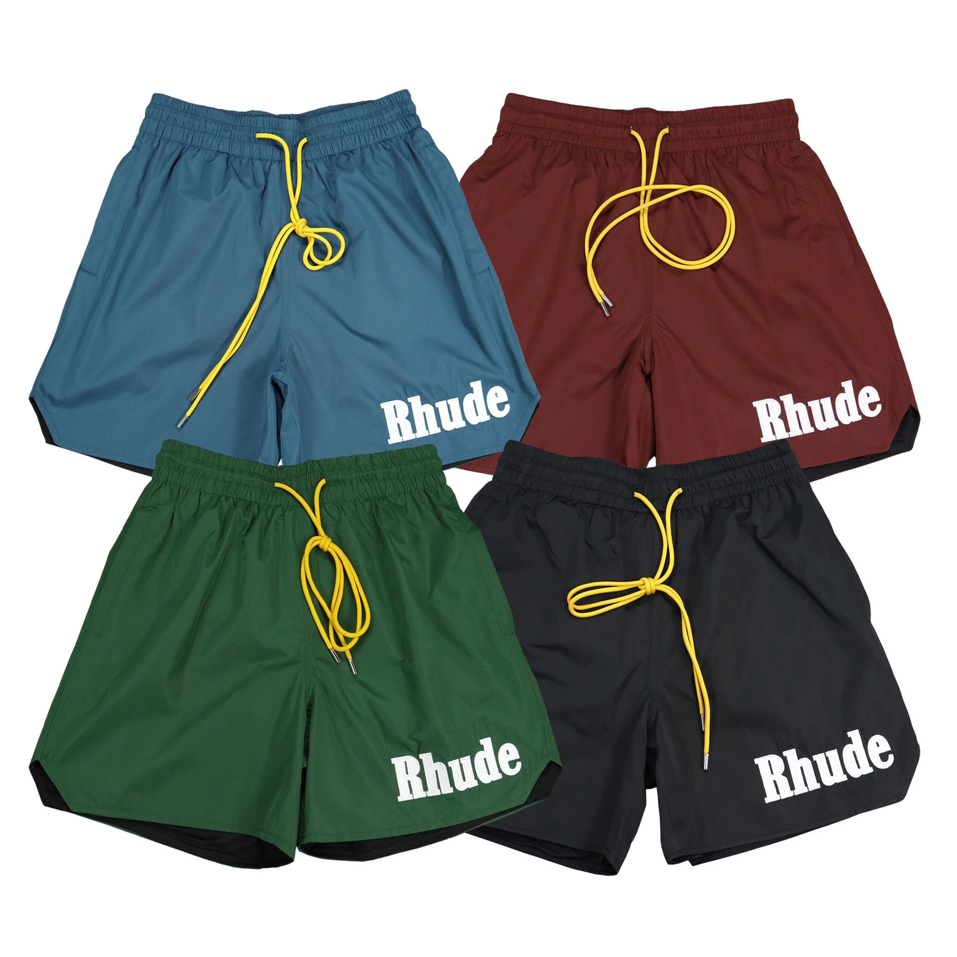 Rhude Embroidered Casual Shorts Multi - High Quality Product Image - Cnfans